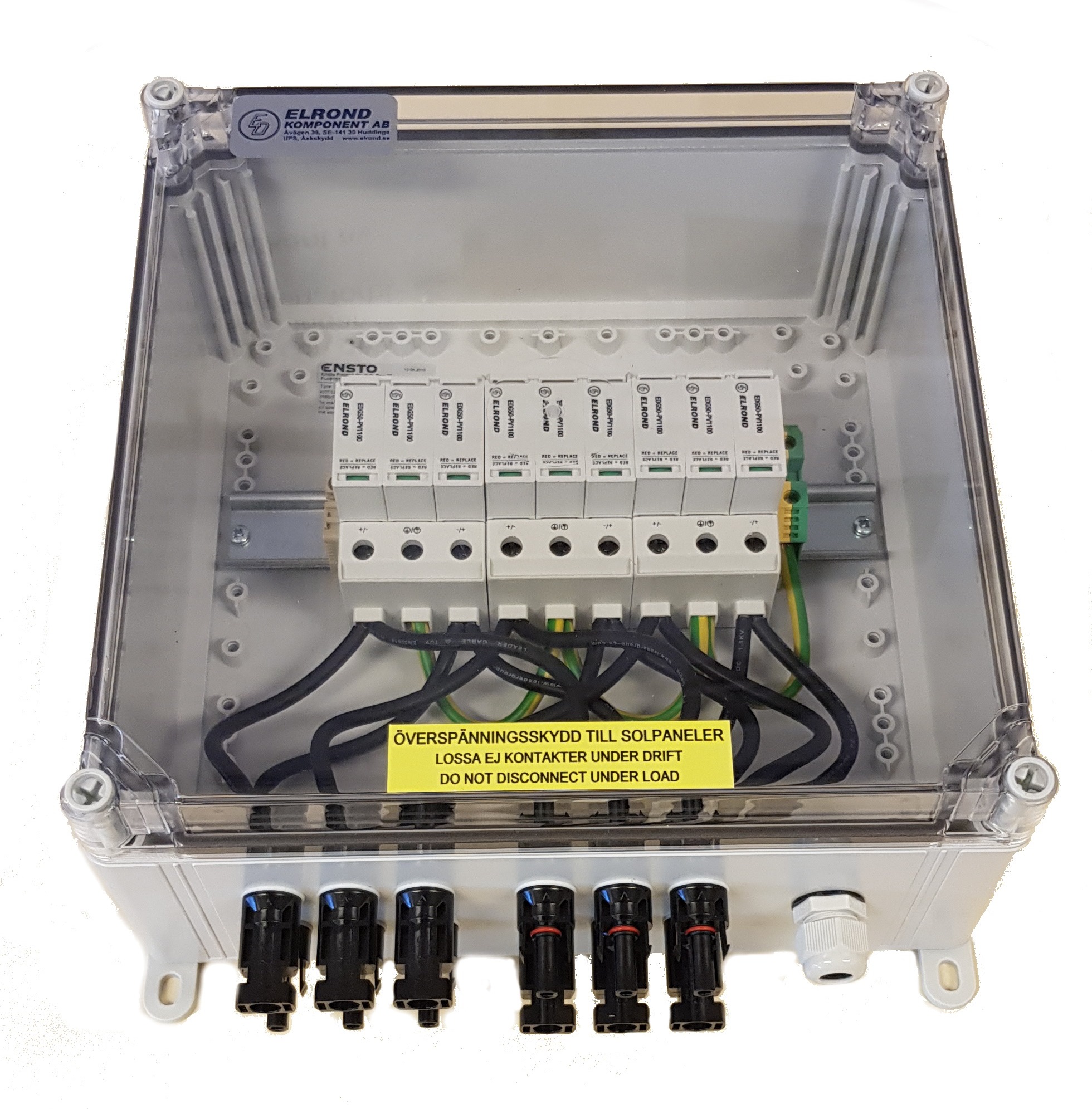 Solcellskydd DC, 3 sträng