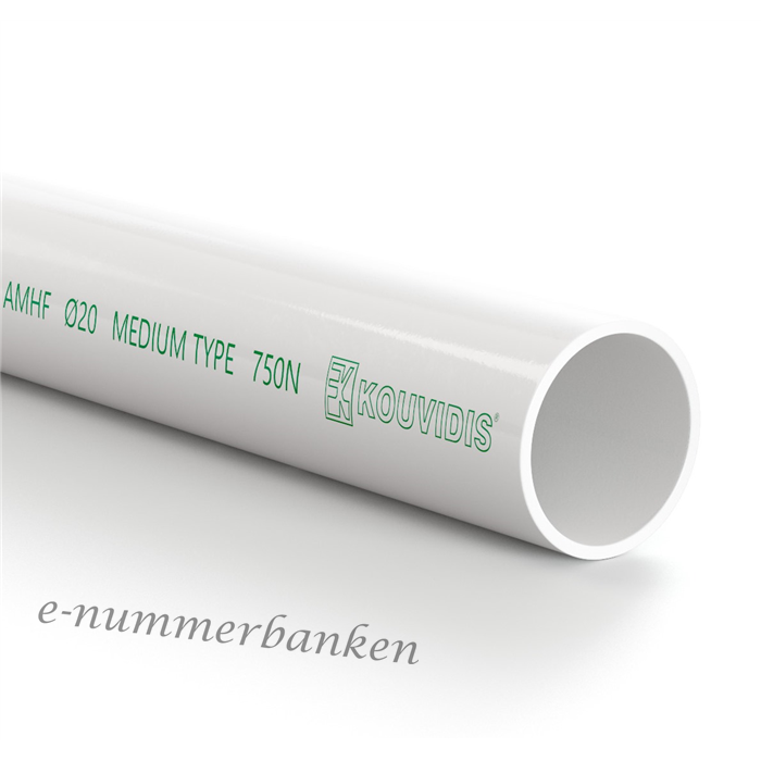 E-nummer 14 138 33 - VP-rör Ø 50mm antimikrob HF 3m - Mobil Elteknik ...